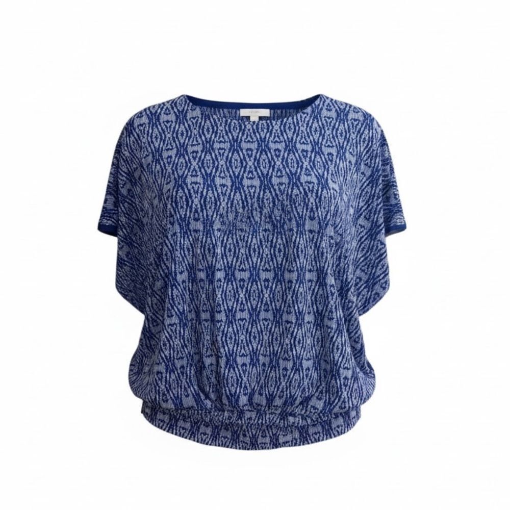 Chico’s Scoop Neck Short Sleeve Top